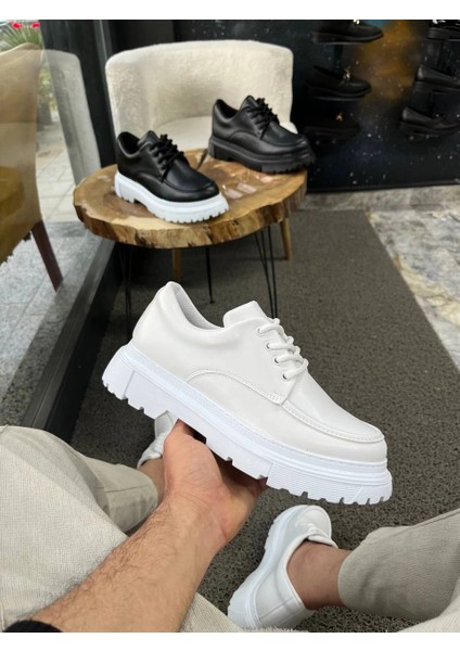 Kb-X6 Kuback Beyaz Cilt Günlük Erkek Ayakkabı modelleri