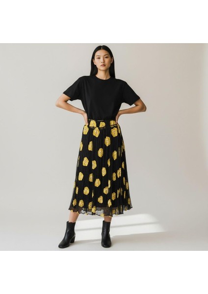 Bohem Şifon Beli Lastikli Etek(95 Cm)-(38-50) fiyatları