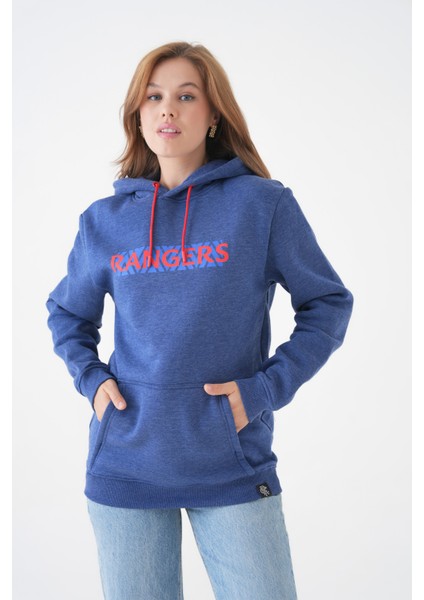 Unisex Kanguru Cepli Kapüşonlu Yazılı Rahat Spor Şık Kışlık Uzun Kol Sweatshirt
