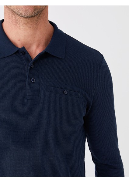 Yeni Sezon Polo Yaka Uzun Kollu Erkek Sweatshirt fırsatları