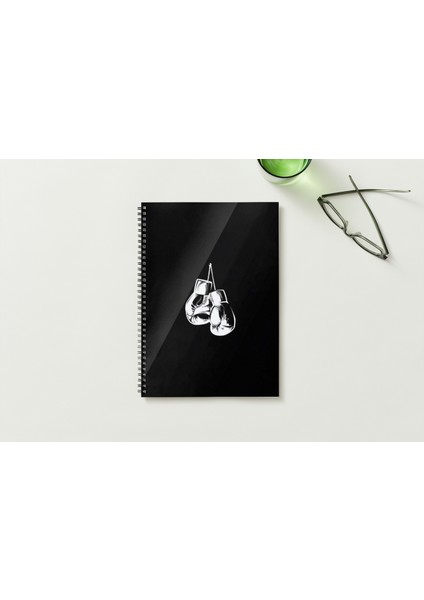 Boks Eld. A5 Metal Spiralli Çizgisiz Sert Kapak Boks Eld. Defter