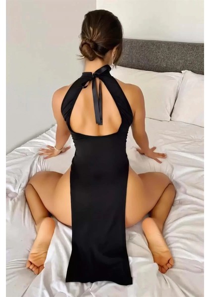 Moda Kadın Boğazlı Fantezi Gecelik fiyatları