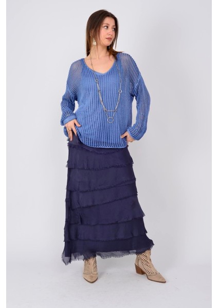 Italyan 2 Beden Ince Gösteren Kat Kat Ipek Etek & Straplez Elbise modelleri