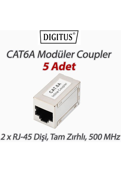 CAT6A Modüler Adaptör(Coupler) -5 Adet