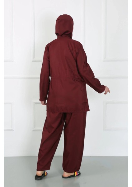 Moda Büyük Beden Tesettür Büyük Mayo Bordo indirimleri