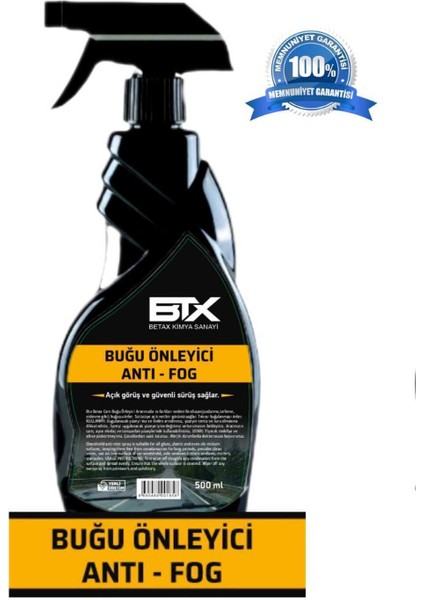 Buğu Önleyici ve Buz Çözücü Sprey 500 ml 2'li Set fırsatları