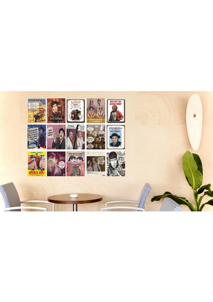 Kemal Sunal Retro Poster 15X20 cm – Yeşilçam Nostaljisi Ahşap Duvar Dekoru fırsatları