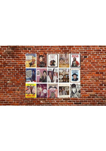 Kemal Sunal Retro Poster 15X20 cm – Yeşilçam Nostaljisi Ahşap Duvar Dekoru indirimleri