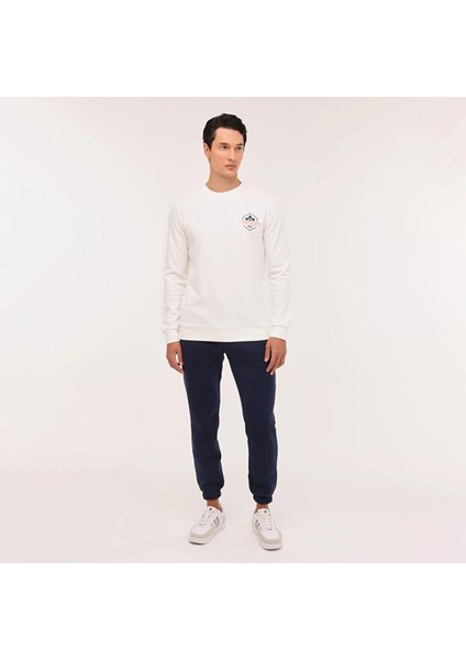Ml Terry 16sd4013 4pr Ekru Erkek Sweatshirt