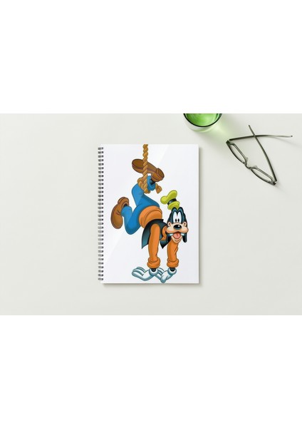 Dis. Goofy A5 Metal Spiralli Çizgisiz Sert Kapak Goofy Defter