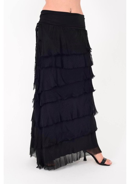 Italyan 2 Beden Ince Gösteren Kat Kat Ipek Etek & Straplez Elbise fırsatları