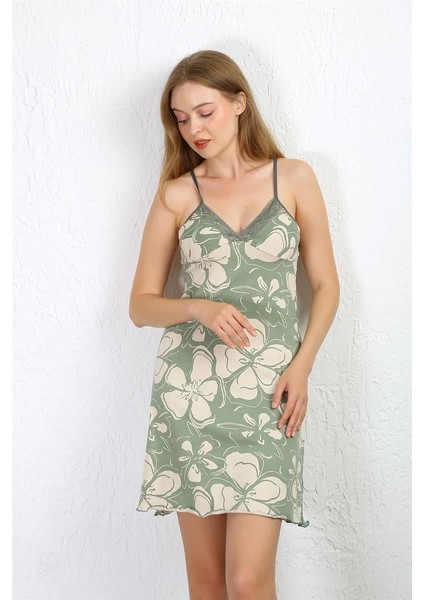 Moda Kadın Ip Askılı Penye Gecelik modelleri