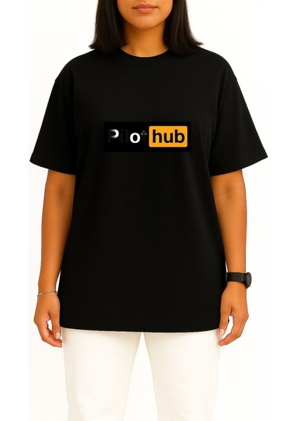 Oversize Pilothub - Pilot Göğüs Baskılı Unisex T-Shirt fiyatları