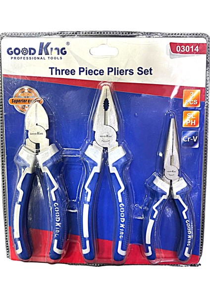 Profesyonel Pense Seti 3 Parça