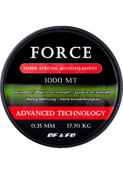 Effe Force Yeşil 1000 Mt. Misina fiyatları