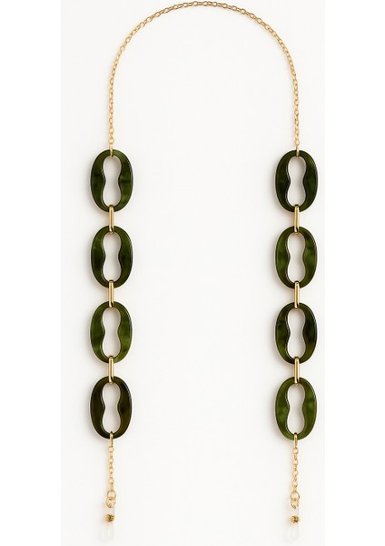 Gözlük Zinciri, Gold Şık Lüks Yeni Moda Boncuklu Hafif Gözlük Askısı fiyatları