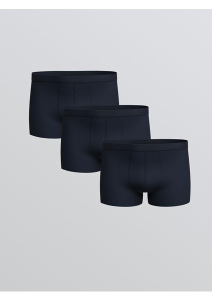 Yeni Sezon Standart Kalıp Pamuklu Esnek Erkek Boxer 3'lü