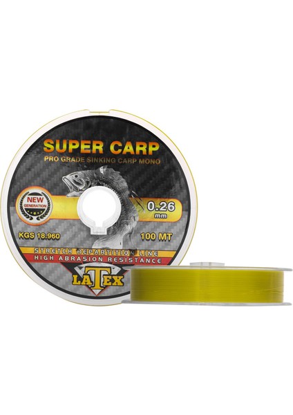 Latex Super Carp 100 Mt. Misina