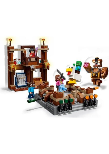 21272 LEGO Minecraft Orman Malikanesi Dövüş Ringi 491 Parça +10 Yaş modelleri