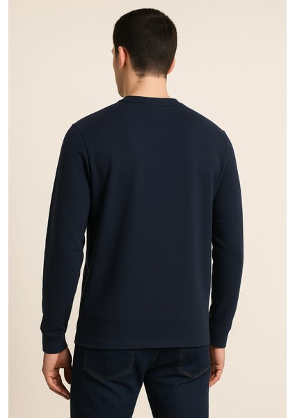 Bisiklet Yaka Iki Iplik Sade Tshirt indirimleri