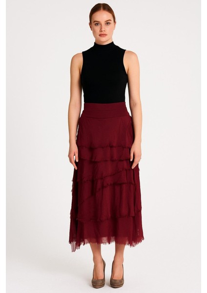 Italyan 2 Beden Ince Gösteren Kat Kat Ipek Etek & Straplez Elbise fiyatları