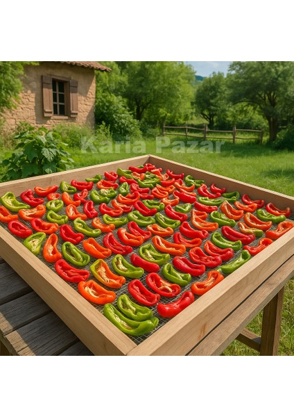 Doğranmış Kurutulmuş Alaca Biber 1kg | Toz Biber Yapmak Için | Orta Acı indirimleri