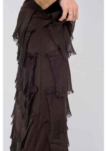 Italyan 2 Beden Ince Gösteren Kat Kat Ipek Etek & Straplez Elbise