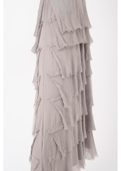 Italyan 2 Beden Ince Gösteren Kat Kat Ipek Etek & Straplez Elbise indirimleri