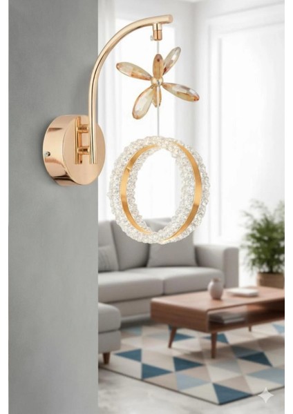 Zero Model Tekli Gold 3 Renk Oturma Yatak Mutfak Çocuk Mutfak Odası Modu LED Aplik