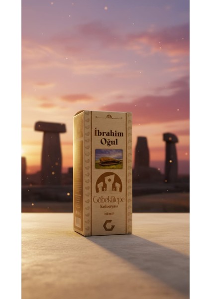 Ibrahim Oğul Göbeklitepe Kolonyası 200 ml Kristal Şişe 4 Adet - Özel Göbeklitepe Ferahlığı fiyatları