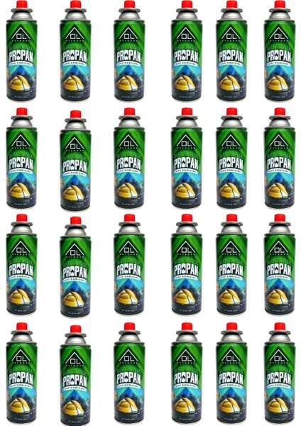 227 Gram Bütan Propan Gaz Kartuşu 24 Adet
