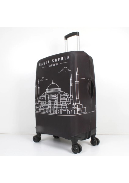Kumaş Valiz Kılıfı ve Bavul Kılıfı (119-HAGIA Sophia 1 )