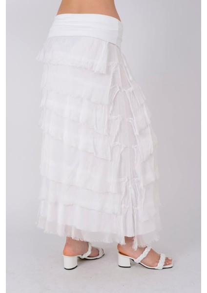 Italyan 2 Beden Ince Gösteren Kat Kat Ipek Etek & Straplez Elbise fırsatları