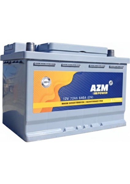12V 72AH 640A Bakımsız Akü - Petlas Güvencesiyle Yüksek Performanslı Oto Aküsü - 72 Amper
