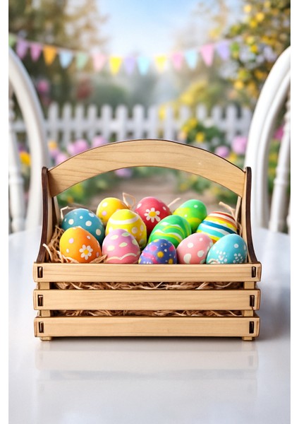 Ahşap Mini Sandık | Demonte Kolay Kurulum | Dekoratif Kutu, Hediye Sepeti, Düzenleyici