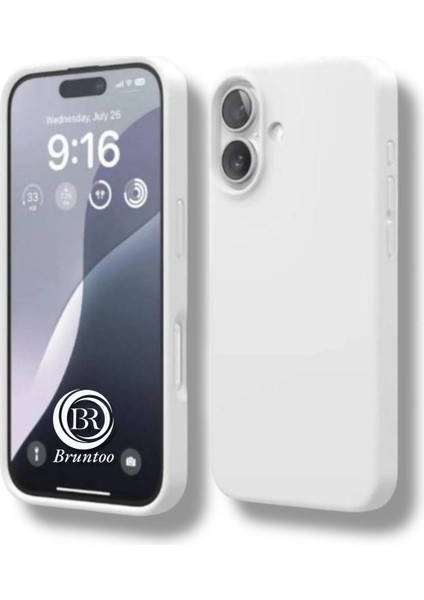 Apple Iphone 16 Plus Uyumlu Kılıf Yumuşak Silikon Içi Kadife Lansman Kapak . fırsatları