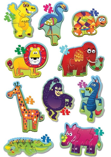 1727 Baby Puzzle Benim Ilk Puzzlem Orman Hayvanları fırsatları