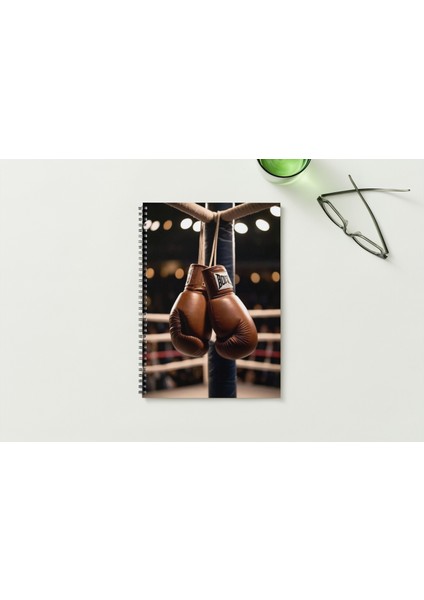 Boks Eld. A5 Metal Spiralli Çizgisiz Sert Kapak Boks Eld. Defter