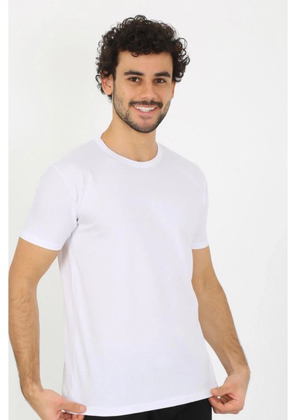 Moda Erkek Sıfır Yaka Beyaz Penye Atlet indirimleri