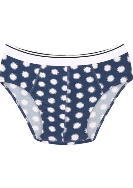 Moda Erkek Pamuk Desenli Likralı Slip Lacivert fiyatları