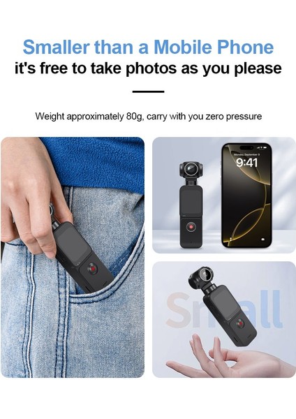 5k Ultra Hd Video Kamera – Anti-Shake Stabilizasyonlu, 270° Döner Ekranlı Vlog & Seyahat Kamera, Wifi Destekli Spor Aksiyon Kamerası (Mik modelleri