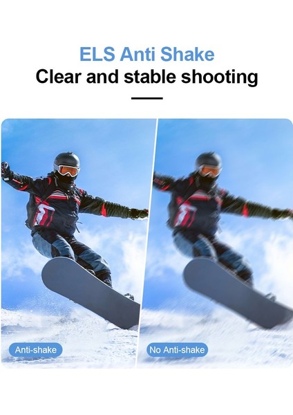 5k Ultra Hd Video Kamera – Anti-Shake Stabilizasyonlu, 270° Döner Ekranlı Vlog & Seyahat Kamera, Wifi Destekli Spor Aksiyon Kamerası (Mik indirimleri