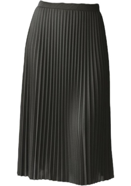 Pileli Pamuklu Dokuma Viskon 4 Mevsim Etek(95 Cm)-(38-48) modelleri