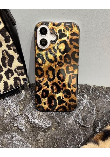 Iphone Uyumlu Parlak Leopar Desenli Kılıf fiyatları