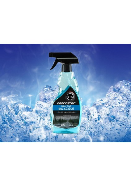 Süper Etkili Buz Çözücü ve Buzlanma Önleyici Görüş Kolaylaştırıcı Sprey 500 ml x 2 Adet fiyatları