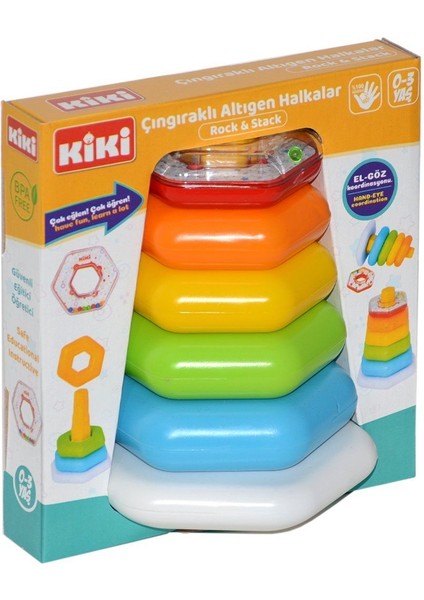 AE-1510 Kiki Çıngıraklı Altıgen Halkalar