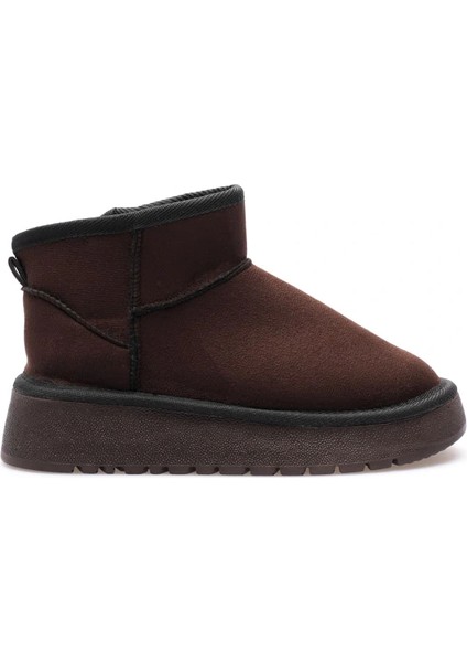 Alina Kadın Acı Kahve Kışlık Kürklü Bot
