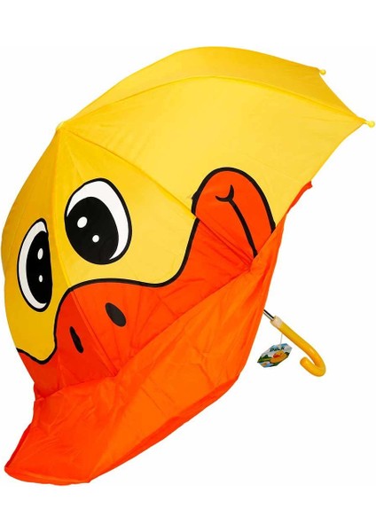 2986 Ördek Şekilli Çocuk Şemsiyesi 45 cm -Sunman