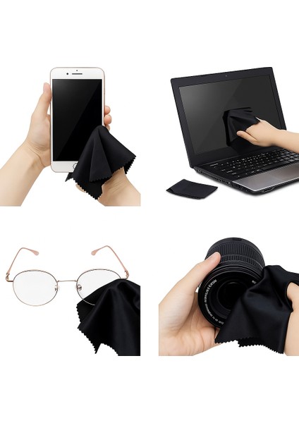 Gözlük Bezi, Altın, Gümüş, Pırlanta, Saat, Telefon Silme Bezi A Kalite Mikrofiber (6 Adet ) modelleri