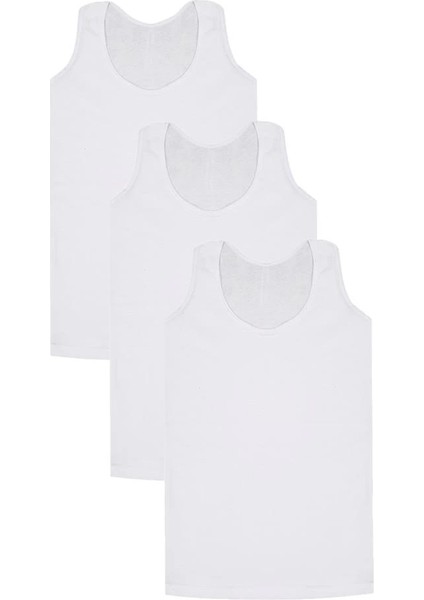 Moda Erkek Çocuk 3'lü Ribana Atlet